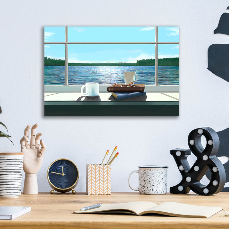 «Sea Views 2» par Murray Henderson Fine Art, art mural en verre acrylique, H 12 po x l 16 po x P 0,13 po