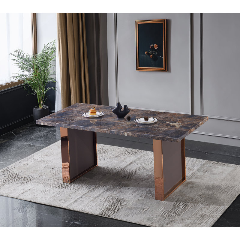 1 Piece Rectangular Dining Table Without Chair