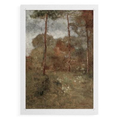 Paysage rétro CLXVII - impression sur toile seulement - non encadrée