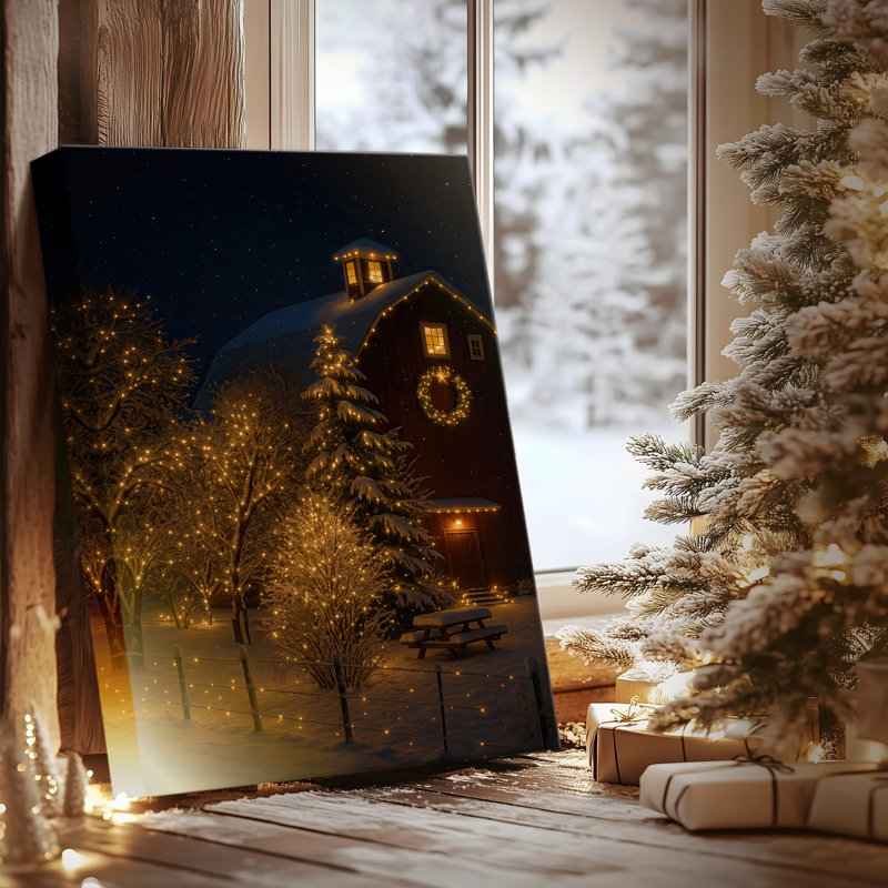 Candlelit Candle Carol-Premium Gallery Wrapped Canvas