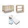 Graco Teddi 5-In-1 Convertible Crib With Mattress And Teddi Changing Table Nursery Set
