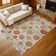 Machine Washable Indoor/Outdoor Mattera ACN2288 Damask Rug