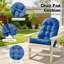 Coussin Adirondack antidérapant avec attaches-43397346