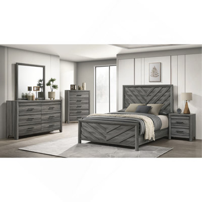 Lit en bois de style moderne Denver