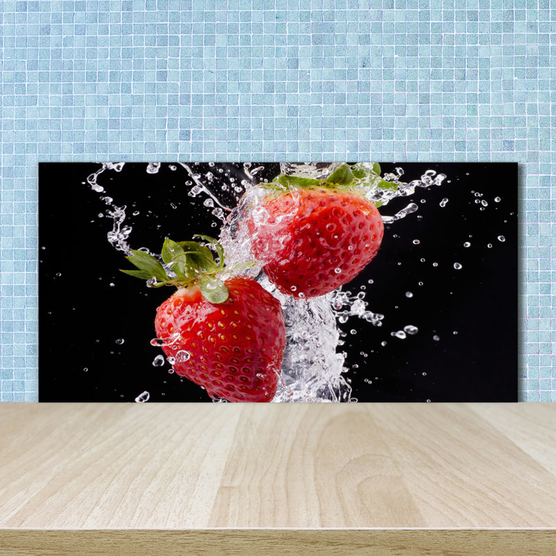 50cm W x 100cm L Glass Peel and Stick Panel