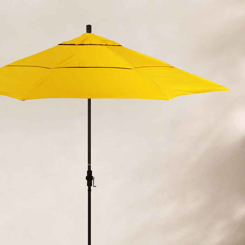 Parasol de marché Broadmeade octogonal Sunbrella, Toile Sunbrella® jaune tournesol