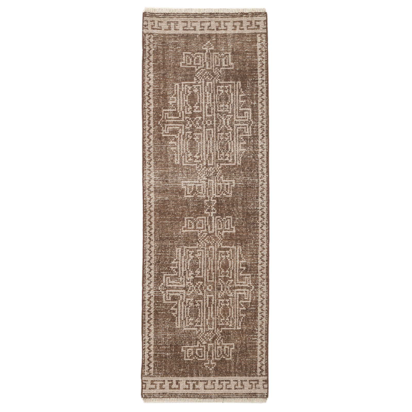 Mira Hand Knotted Wool Area Rug, Runner 2'6" x 8'
