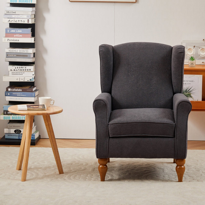 Ensemble de table basse et de fauteuils pour le salon et la chambre à coucher, Gris foncé antique
