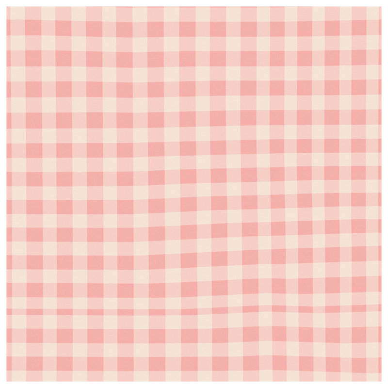 Rideaux à carreaux vichy rose, voilages et voilages occultants - 1 panneau, Blocage, 50 po x 92 po - 1 panneau