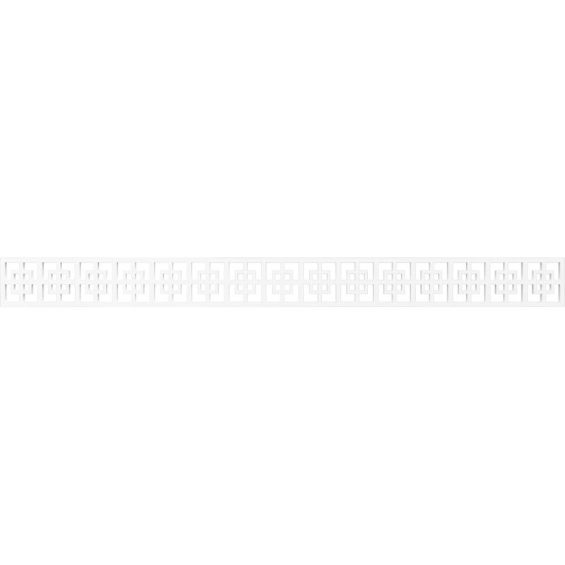 Moulure de chantournage Cambridge, H 4 po x l 46,375 po x P 0,375 po, PVC de qualité architecturale