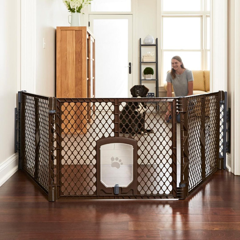 EXTRA-WIDE BARRIER WITH PET PASSAGE