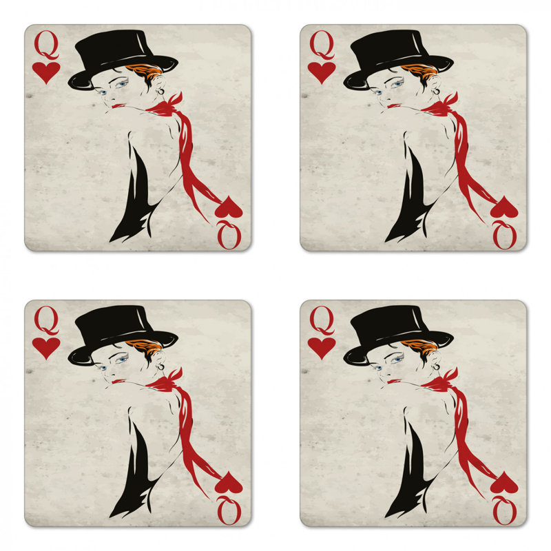 Square 4 Piece Coaster Set