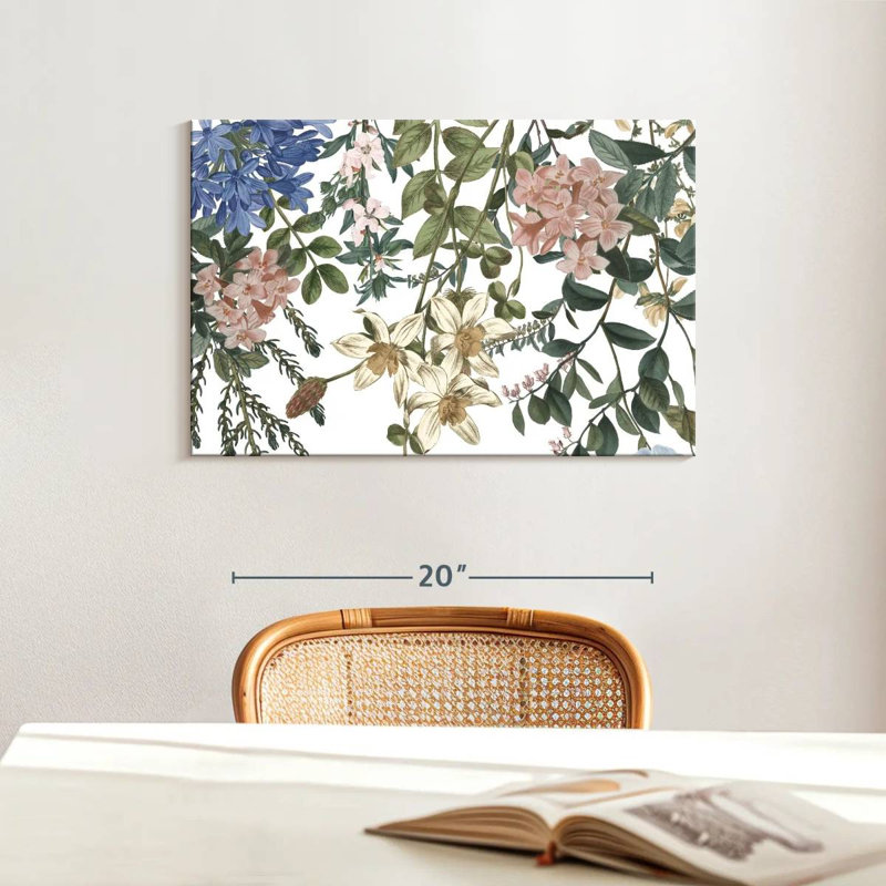 Harnek Hanging Floral II, 16" H x 24" W