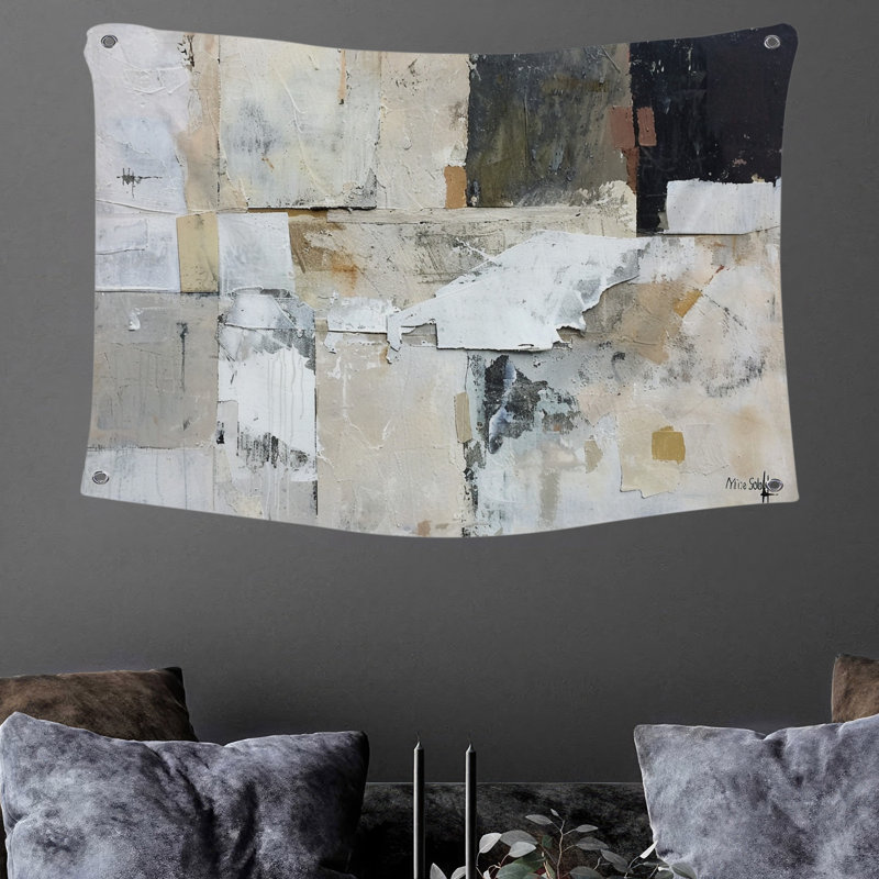 Tapisserie en microfibre, H 88 po x l 104 po