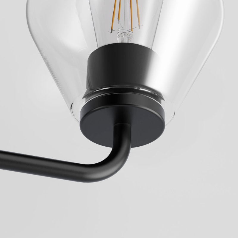 Luminaire pour meuble-lavabo 3 lumières noir
