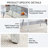 A Modern Minimalist Rectangular Glass Dining Table With Tempered Glass Tabletop And Silver Metal Legs, Suitable For Kitchens, Restaurants, And Living Rooms,63"*35.4"*30"-253160564
