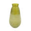 Vase en verre D6.5x12.5 ", vert