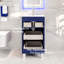 Meuble-lavabo simple 20 po avec plateau en porcelaine Marlaya-1780227946