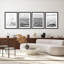 «Grayscale Beach Ocean Star Bottle Nature Wilderness Photographie Modern Decor» 4 pièces-101520079-101520077