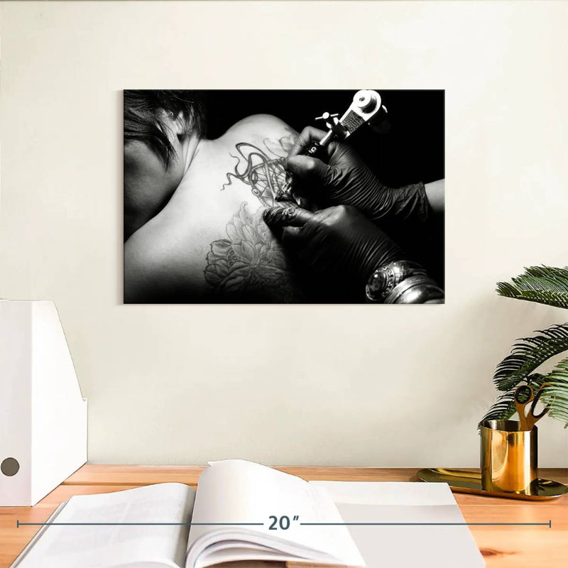 Senne Tattoo, 8" H x 12" W