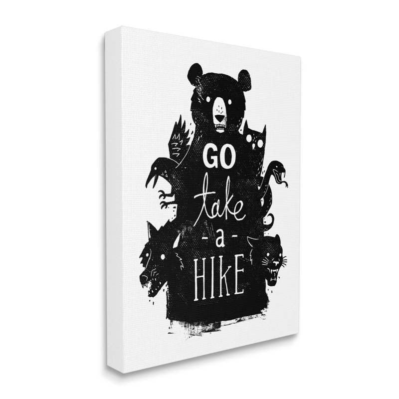«Take A Hike» par Michael Buxton, Toile tendue, L 30 po x H 40 po