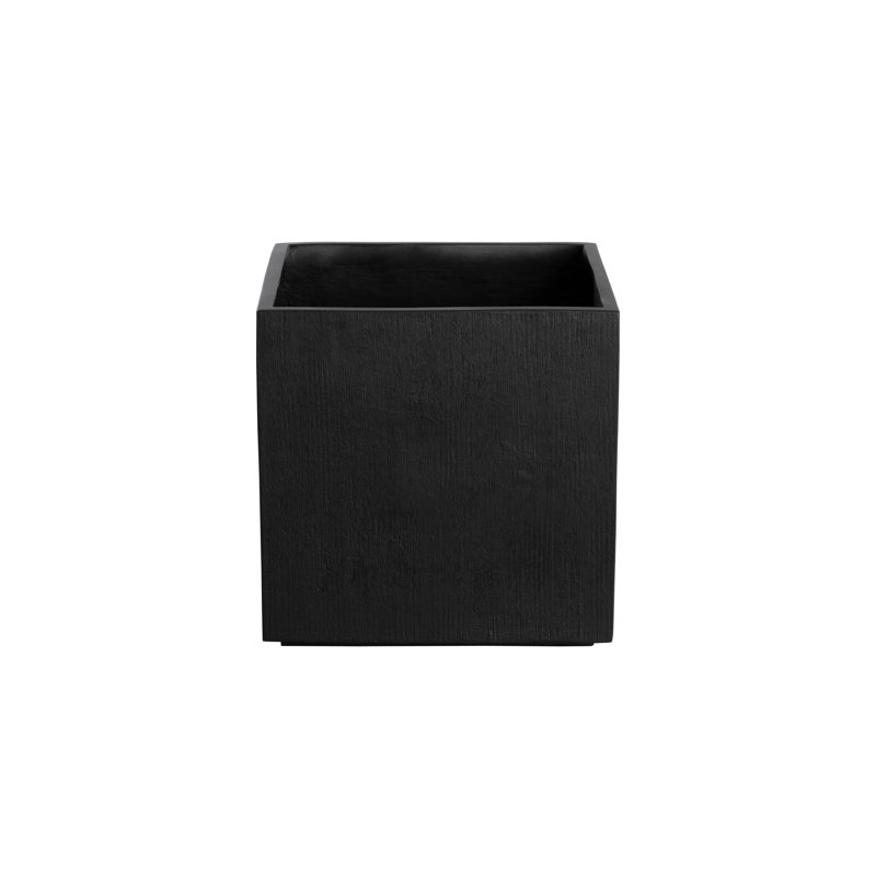 TANSY PLANTER - ANTIQUE BRONZE, Black