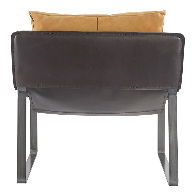 Hadler Leather Accent Chair & Reviews | AllModern