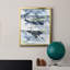 Toile encadrée de qualité supérieure Blue Memories II - prête à être accrochée-1125836742-1125836741
