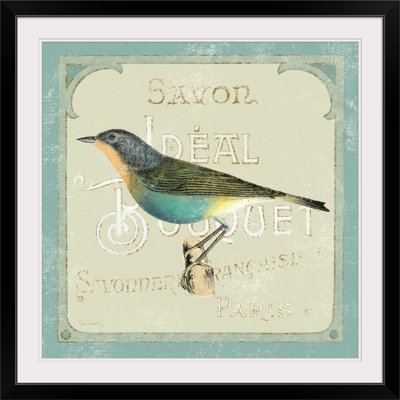 « ii » par sue schlabach, impression Parisian Bird
