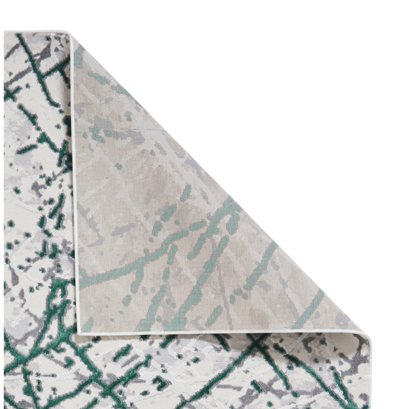 Artemis Artemis area rug Machine Woven Rectangle Green, Rectangle 160 x 230cm