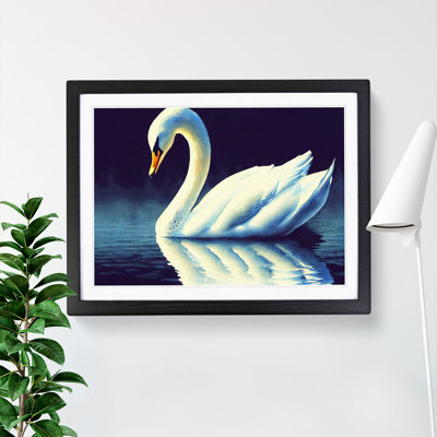 Swan Watercolour Vol.3 - Single Picture Frame Painting