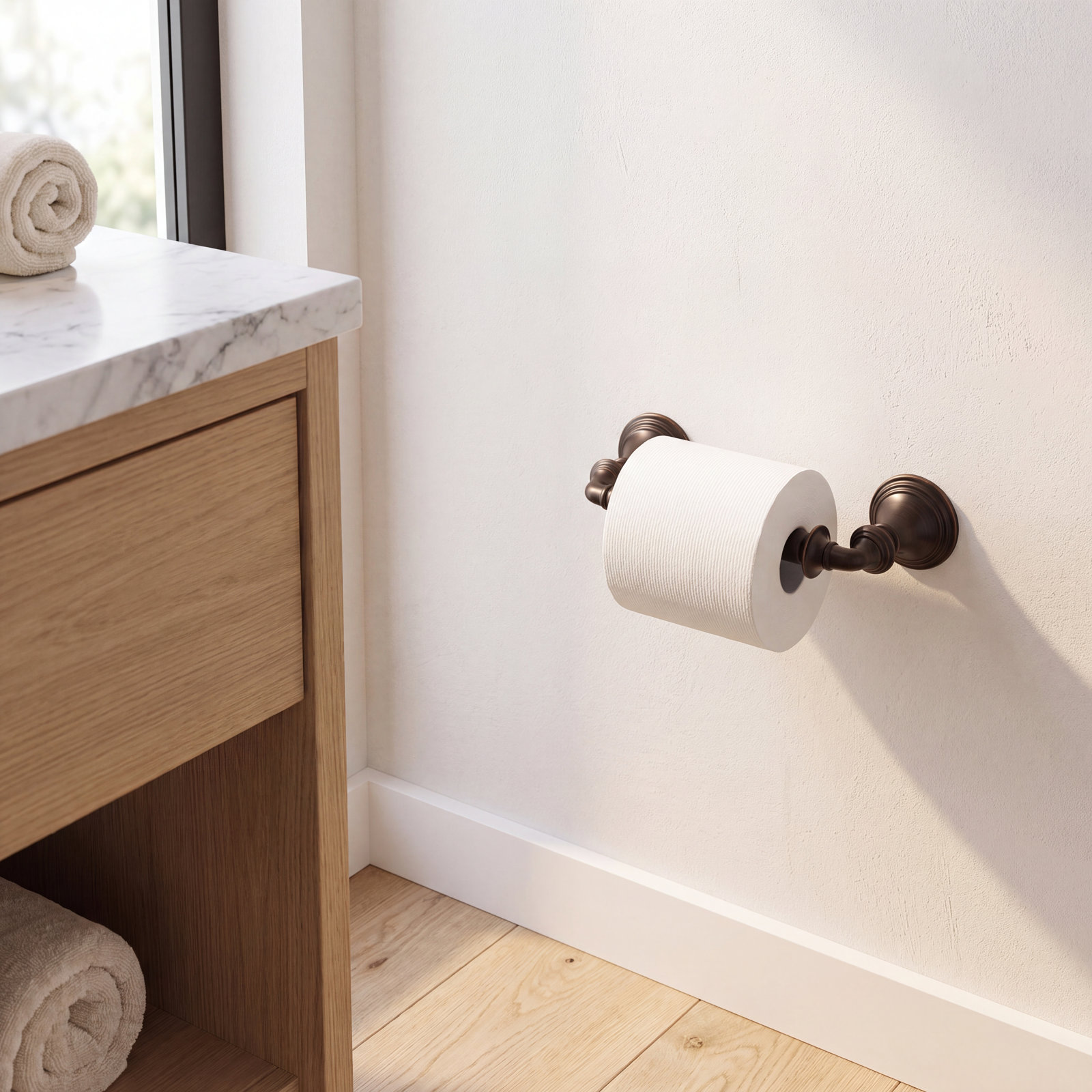 Devonshire Toilet Paper Holder, Oil Rubbed Bronze