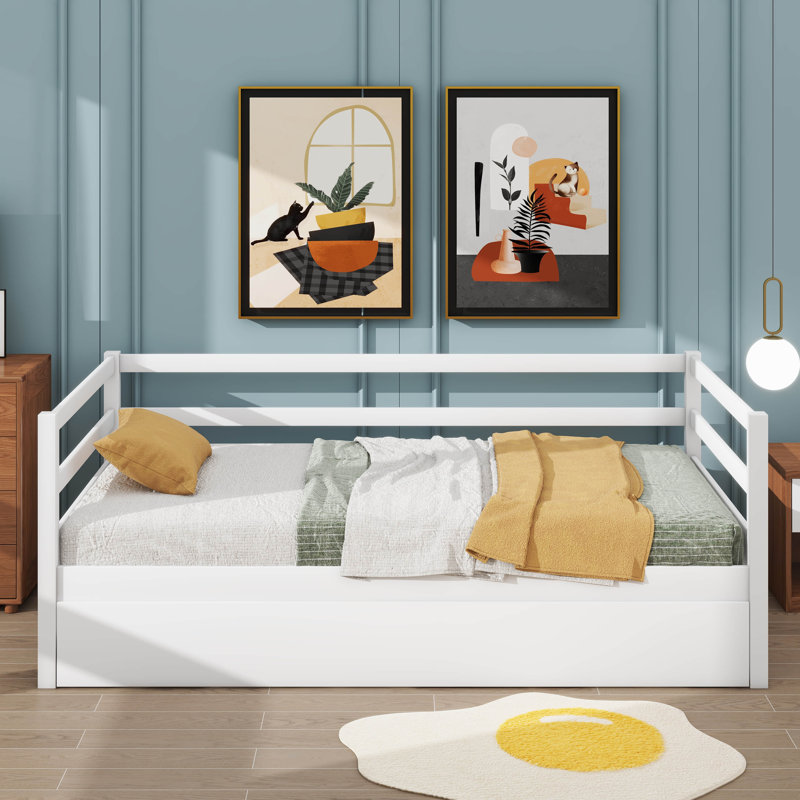 Daizie Pendlebury Daybed with Trundle, White