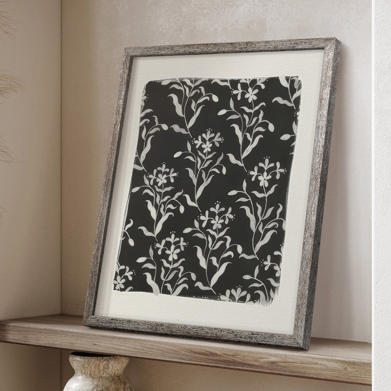 "Motif floral rétro I"