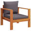  5 Piece Garden Sofa Set With Cushions Solid Wood Acacia