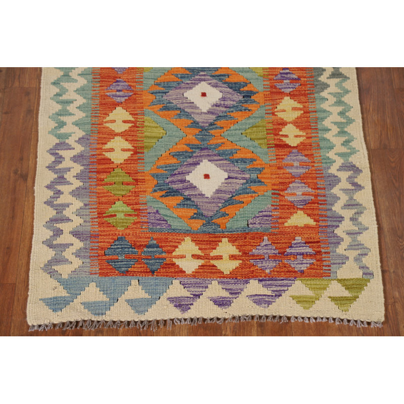South Western Kilim Oriental Accent Rug 3x4