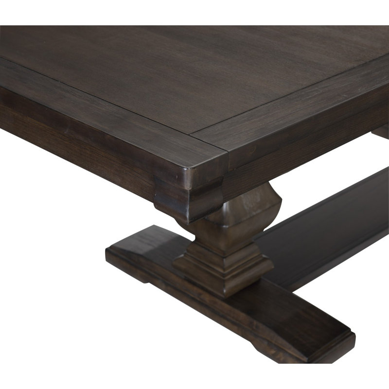 Table de salle à manger Vanbuskirk Yamashita, Brun, H 30,5 po x l 76,5 po x P 40 po
