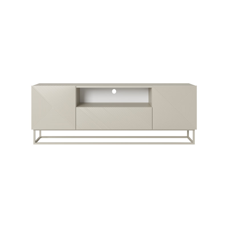 Audryna Unfinished TV Stand for TVs up to 55", Cashmere