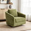 Fauteuil d'appoint pivotant en chenille Conway-811176091