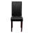 Traditional LeatherSoft Upholstered Panel Back Parsons Dining Chairs-29962881