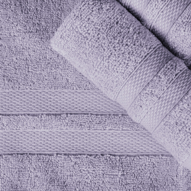 Ensemble de serviettes en coton 4 pièces, Glycine