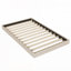 Lit plateforme tapissier en lin avec gigogne simple et 2 ensembles de ports USB-1139205308