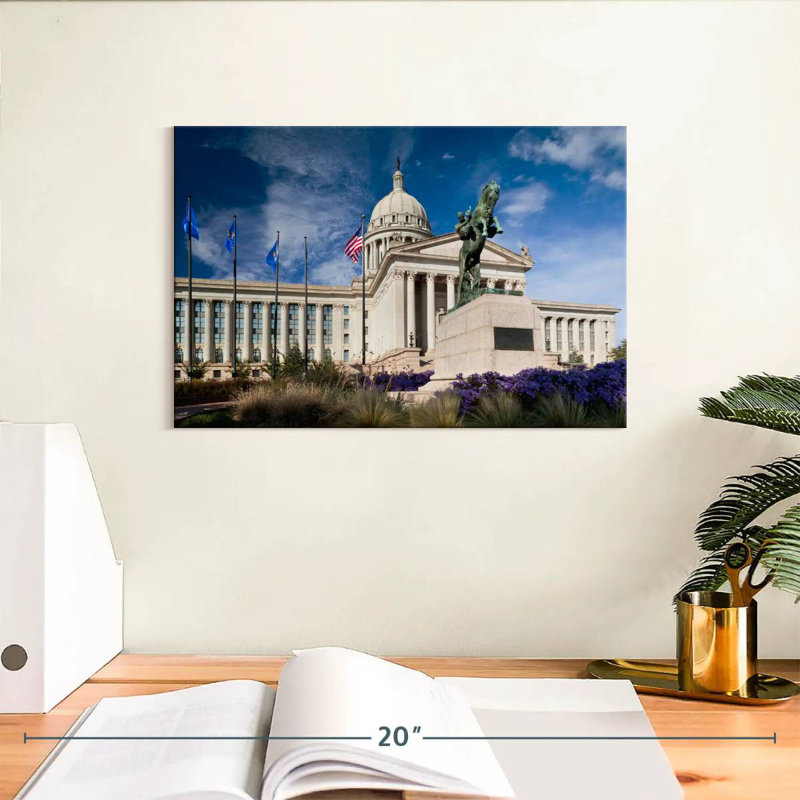Rorry Oklahoma State Capitol, 8" H x 12" W