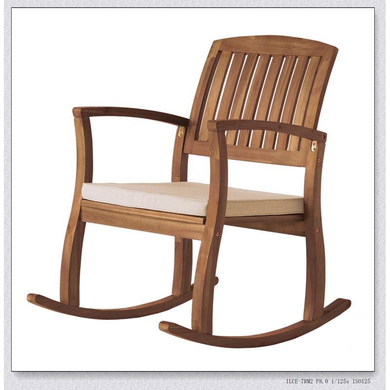 Chaise à bascule avec coussin Base solide, confortable, durable et magnifique