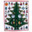 Kurt Adler Wooden Advent Christmas Tree with 24 Ornaments