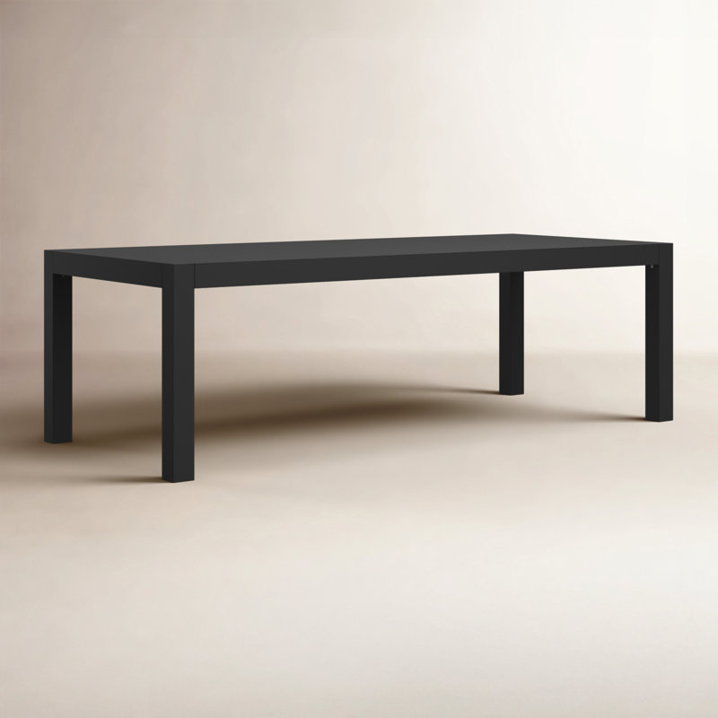 Isador Solid Wood Dining Table, 30" H x 96" L x 42" W, Dry Wash Poplar