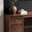 Buffet en bois massif de style rétro