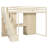 Full Modern Loft Bed With Lighted Vanity Desk, Storage Stairs, Cabinet And Armoire-973061577