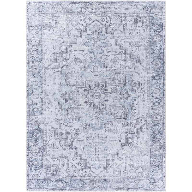 Hewet Oriental Indoor Rug, Rectangle 8'10" x 12'