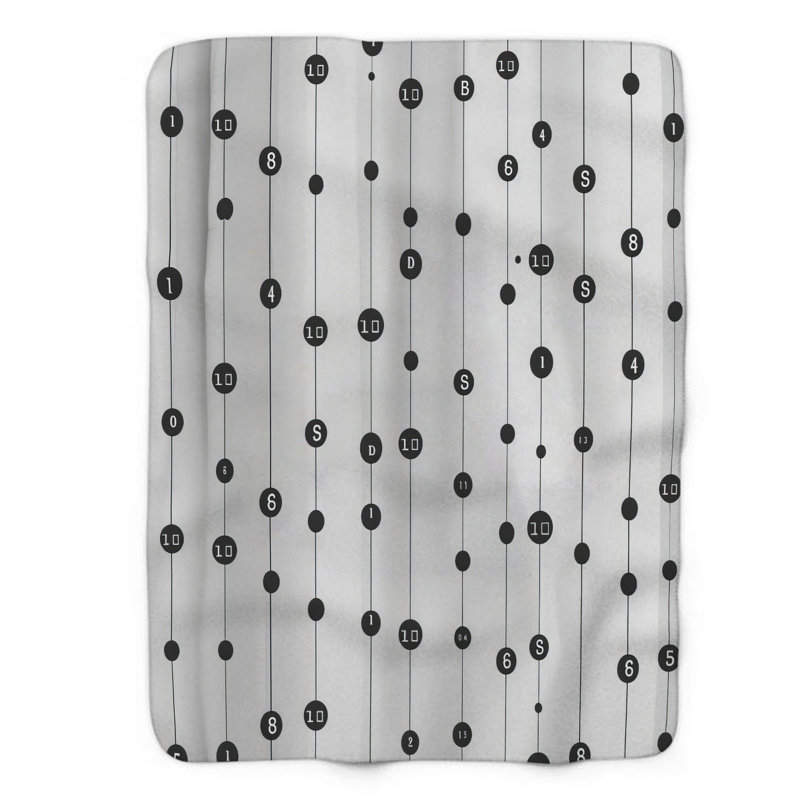Digital Lines - 1 Piece Premium Blanket, Twin